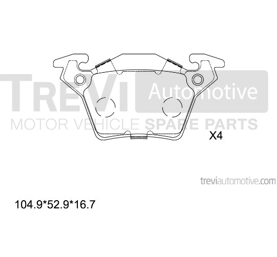 TREVI AUTOMOTIVE PF1620 Kit...