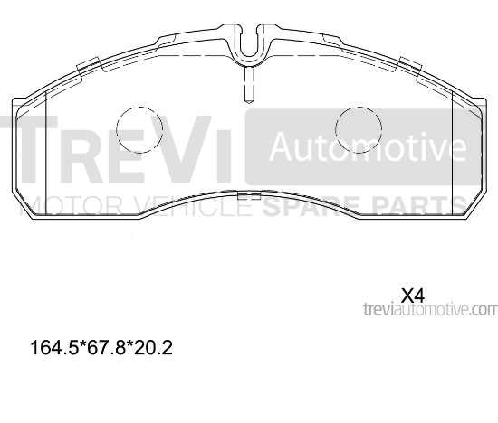 TREVI AUTOMOTIVE PF1623 Kit...