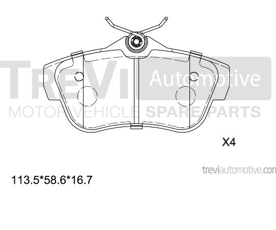 TREVI AUTOMOTIVE PF1642 Kit...