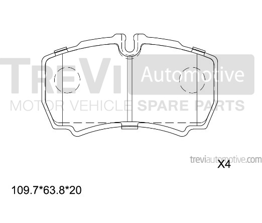 TREVI AUTOMOTIVE PF1661 Kit...