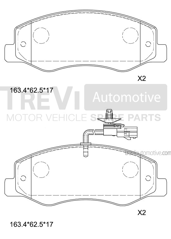 TREVI AUTOMOTIVE PF1669 Kit...