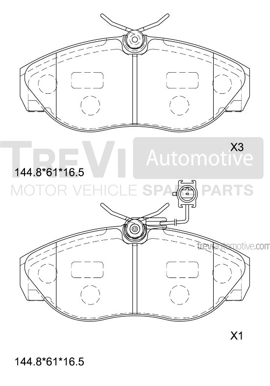 TREVI AUTOMOTIVE PF1679 Kit...