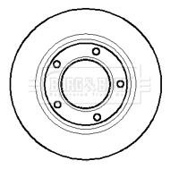 BORG & BECK BBD4876 Δισκόπλακα for LAND ROVER SANTANA