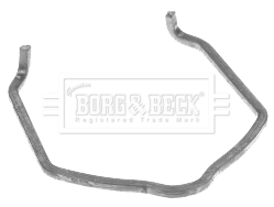 BORG & BECK BHC2001S Κολιέ συγκράτησης, ελαστικός σωλήνας αέρα υπερπλήρωσης for AUDI SKODA VW