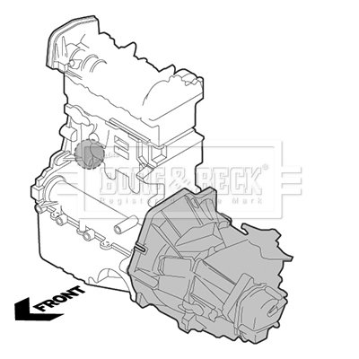 BORG & BECK BEM3516 Mounting, engine