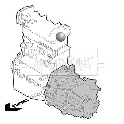 BORG & BECK BEM4232 Mounting, engine for DACIA RENAULT