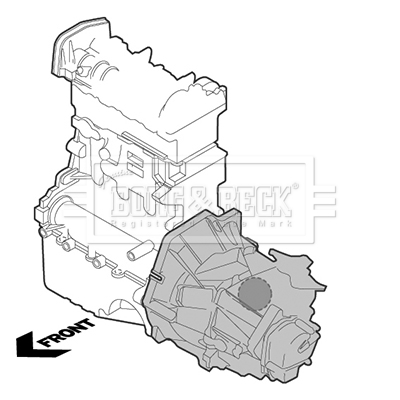 BORG & BECK BEM3061 Mounting, engine for ALFA ROMEO FIAT