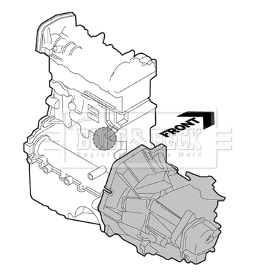 BORG & BECK BEM3613 Mounting, engine for HONDA