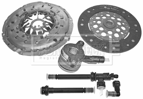 BORG & BECK HKT1181 Σετ συμπλέκτη for NISSAN OPEL RENAULT VAUXHALL
