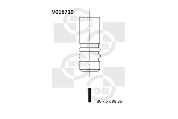 BGA V016719 Βαλβίδα εξαγωγής