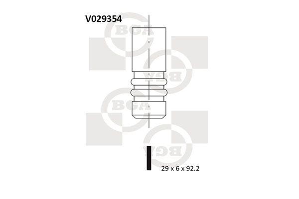 BGA V029354 Βαλβίδα εξαγωγής