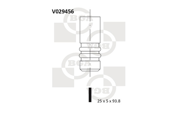 BGA V029456 Βαλβίδα εξαγωγής