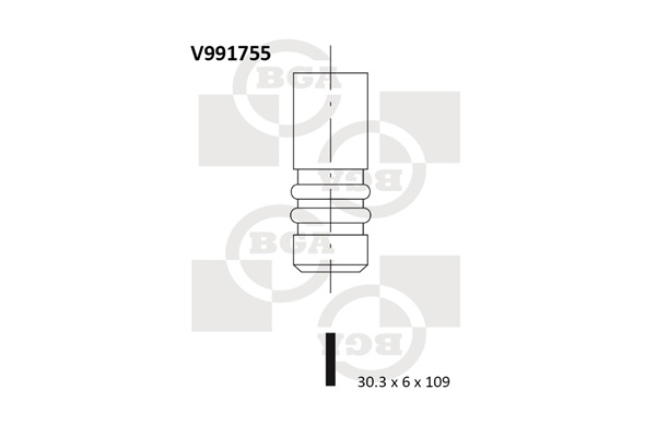BGA V991755 Βαλβίδα εισαγωγής