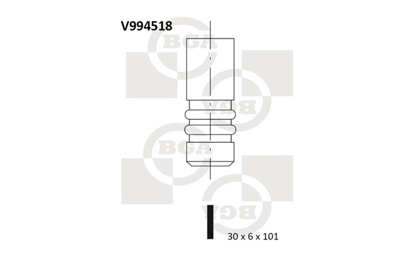 BGA V994518 Βαλβίδα εξαγωγής