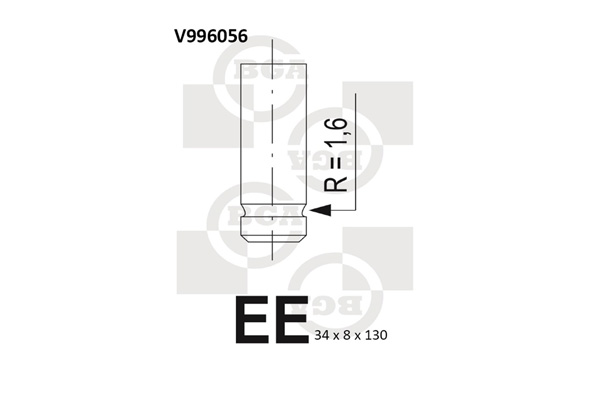BGA V996056 Βαλβίδα εξαγωγής
