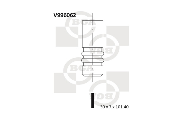 BGA V996062 Βαλβίδα εξαγωγής
