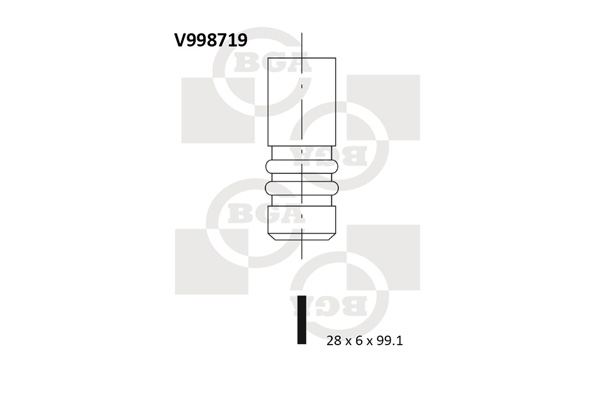 BGA V998719 Βαλβίδα εξαγωγής