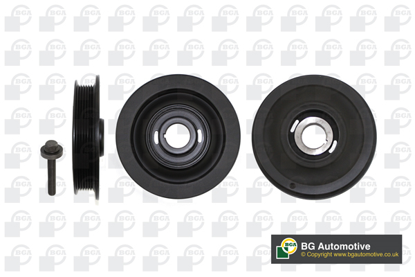 BGA DP0085K Belt Pulley Set, crankshaft for OPEL SAAB VAUXHALL