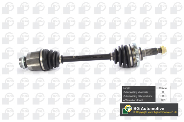BGA DS3605 Joint, drive shaft Front Axle Right for KIA