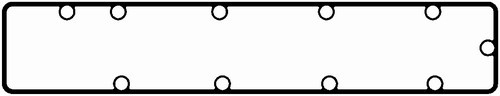 BGA RC8367 Gasket, cylinder head cover