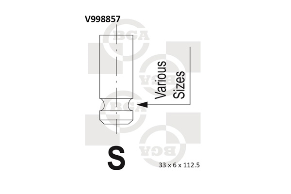 BGA V998857 Sací ventil