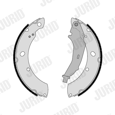 JURID 362664J Σετ σιαγόνων φρένων for SKODA VW