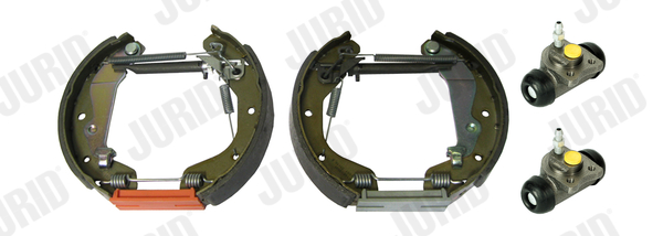 JURID 381539J KIT EVO Σετ σιαγόνων φρένων for CHEVROLET DAEWOO
