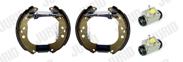 JURID 381540J KIT EVO Σετ σιαγόνων φρένων for FIAT
