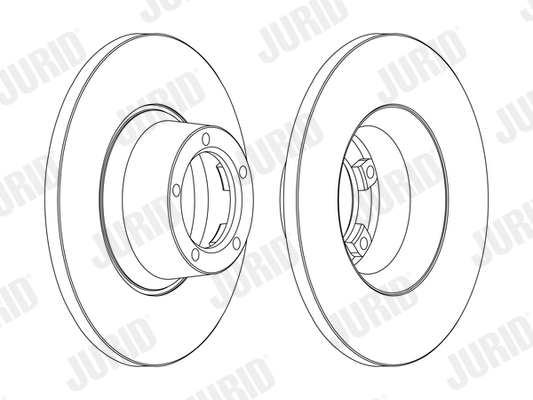 JURID 561121J Discofreno-Discofreno-Ricambi Euro