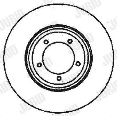 JURID 561352JC Δισκόπλακα for LAND ROVER