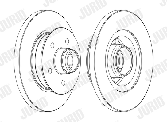 JURID 561437JC Discofreno-Discofreno-Ricambi Euro