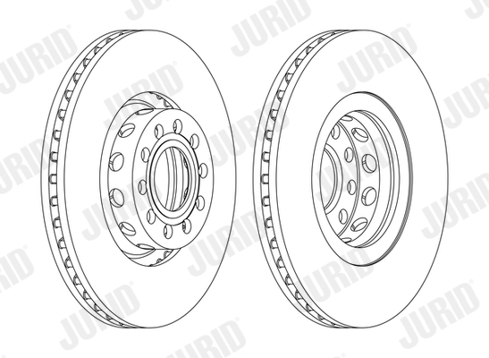 JURID 562002J спирачен диск