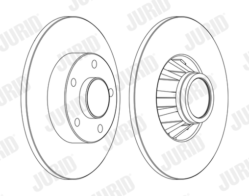 JURID 562211JC-1 Disc frana