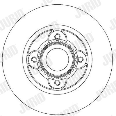 JURID 562366J спирачен диск