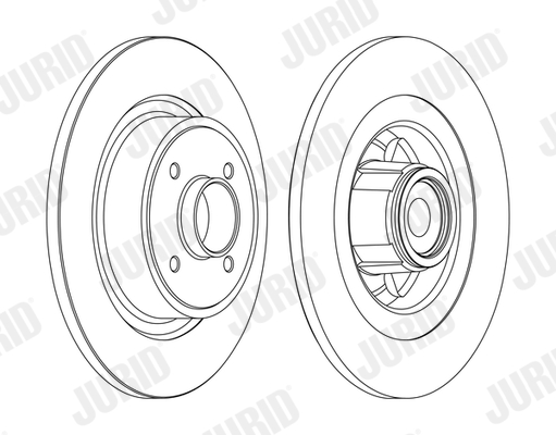 JURID 562377J-1 Discofreno-Discofreno-Ricambi Euro