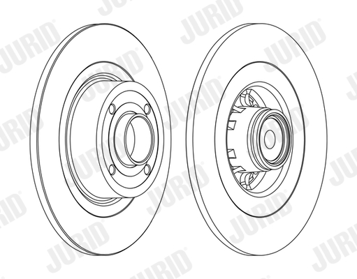 JURID 562379J-1 Discofreno-Discofreno-Ricambi Euro