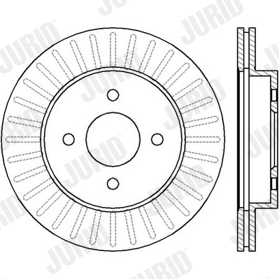 JURID 562424JC Discofreno-Discofreno-Ricambi Euro