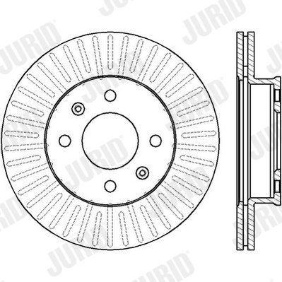 JURID 562425JC Discofreno-Discofreno-Ricambi Euro