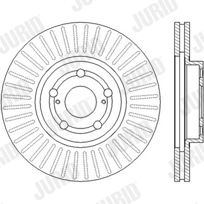 JURID 562453JC Discofreno-Discofreno-Ricambi Euro