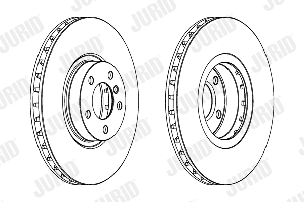 JURID 562520JC спирачен диск