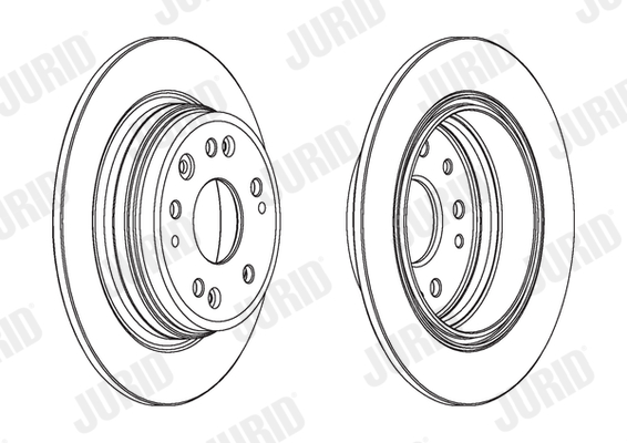 JURID 562543JC Discofreno-Discofreno-Ricambi Euro