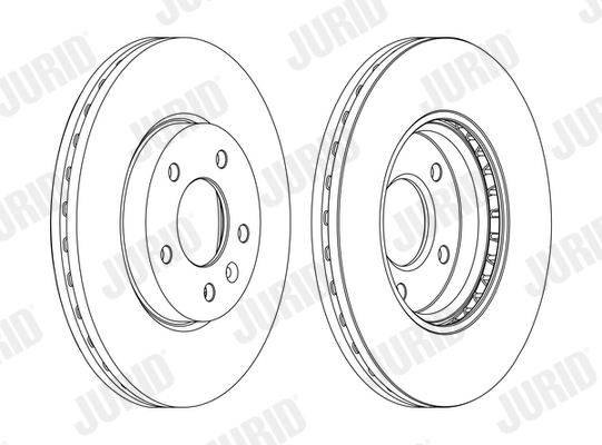 JURID 562631JC спирачен диск
