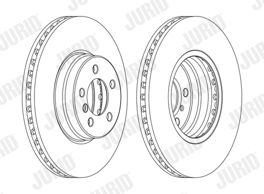 JURID 562711JC-1 Δισκόπλακα for LAND ROVER