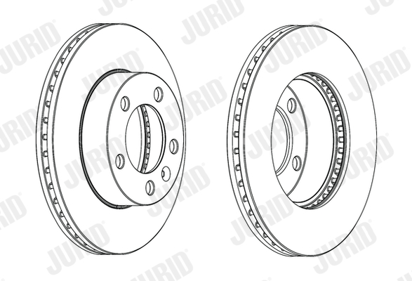 JURID 562713JC-1 спирачен диск