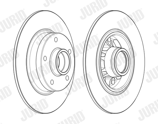 JURID 562732J-1 Discofreno-Discofreno-Ricambi Euro