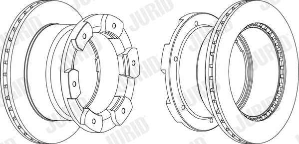 JURID 562805JC Discofreno-Discofreno-Ricambi Euro