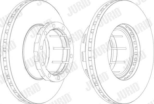 JURID 567110J Discofreno-Discofreno-Ricambi Euro