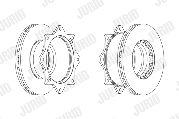 JURID 567114J Discofreno-Discofreno-Ricambi Euro