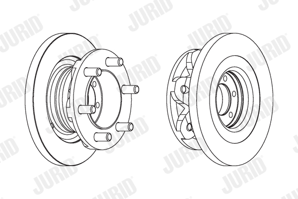 JURID 567118J Discofreno-Discofreno-Ricambi Euro