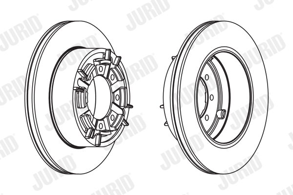 JURID 567128J Discofreno-Discofreno-Ricambi Euro